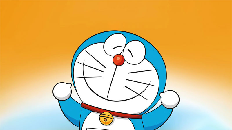 Hình ảnh Doraemon với biểu cảm ngạc nhiên và hài hước