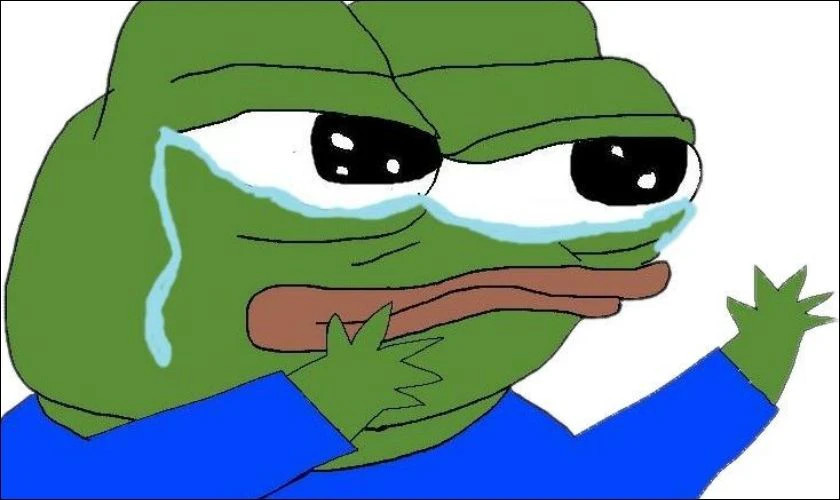 Meme khuôn mặt người đàn ông đang há hốc mồm kinh ngạc