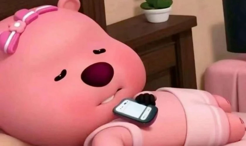 Meme Loopy đang thể hiện sự ngạc nhiên tột độ