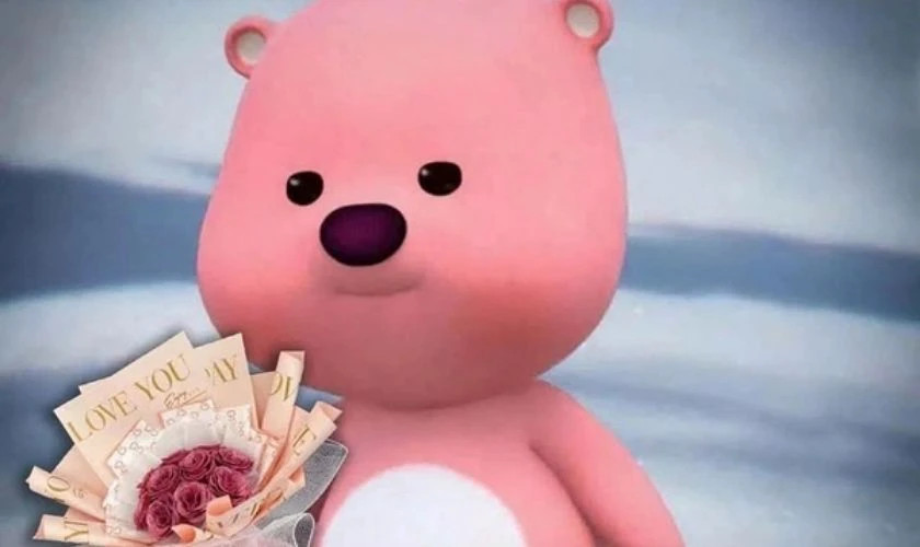 Loopy với biểu cảm "nhìn tôi này", rất cute