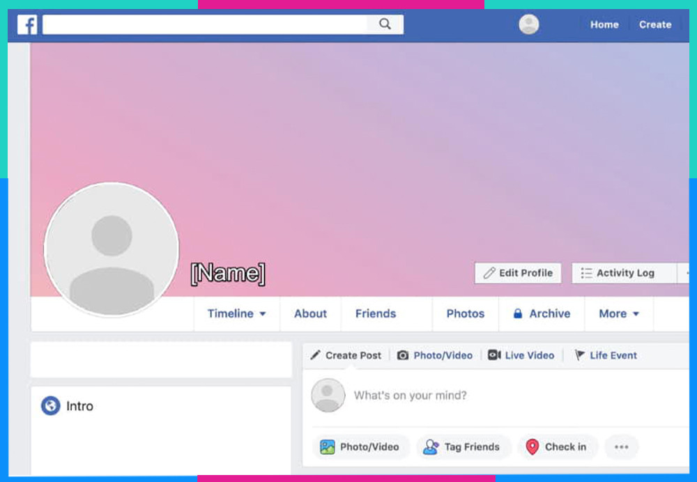 Ảnh đại diện Facebook trở về mặc định