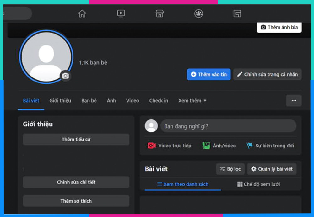 Lý do để ảnh đại diện mặc định Facebook