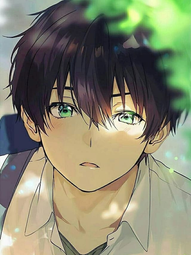 Nhân vật anime nam với sừng và đôi mắt đỏ, toát ra khí chất ác quỷ đầy uy quyền và lạnh lùng