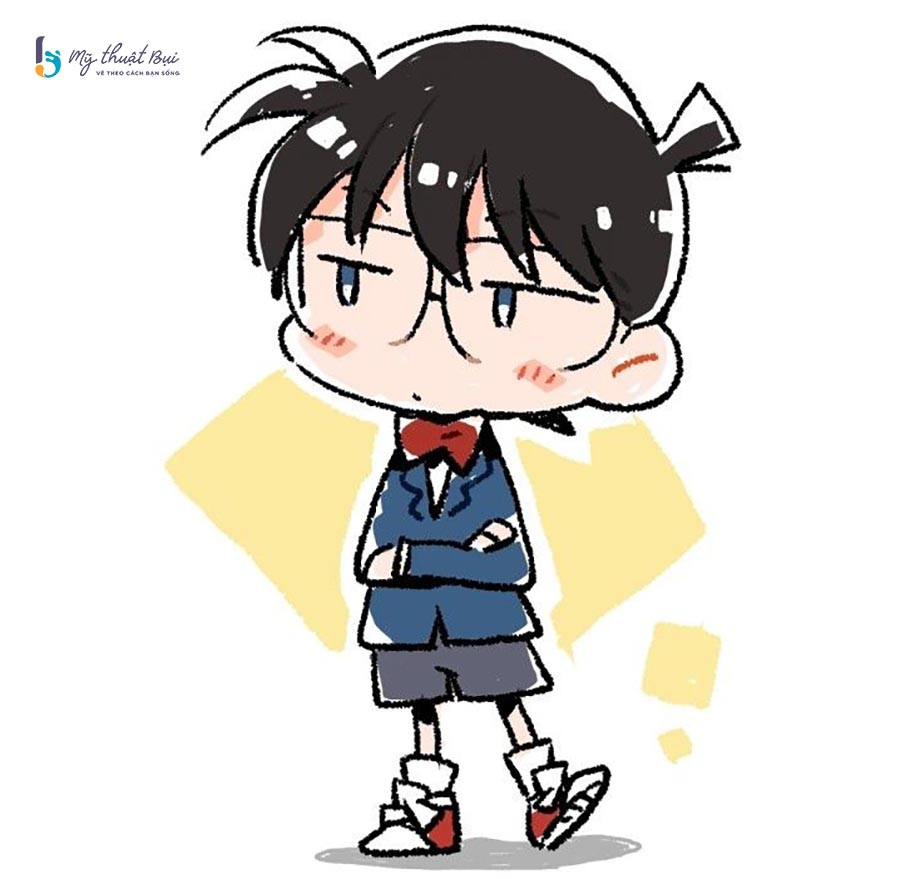 Tổng hợp hình vẽ chibi của nhiều nhân vật anime nổi tiếng trong một khung hình