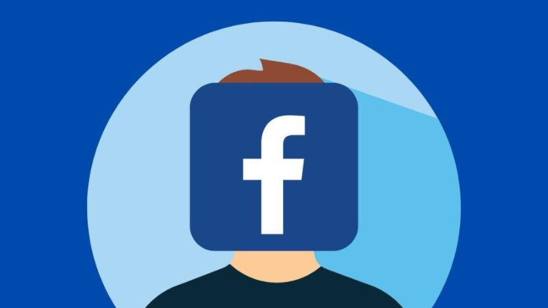 Hình ảnh minh họa một người dùng đang sử dụng avatar mặc định trên giao diện Facebook để thể hiện tính riêng tư và ẩn danh
