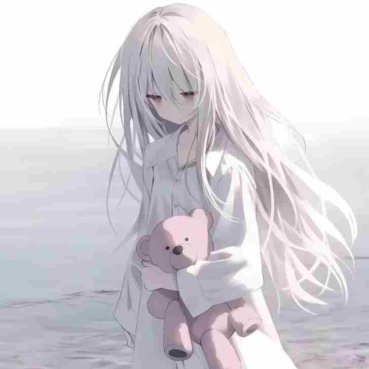 Ảnh đại diện anime nữ cute đội mũ len, biểu cảm mơ mộng