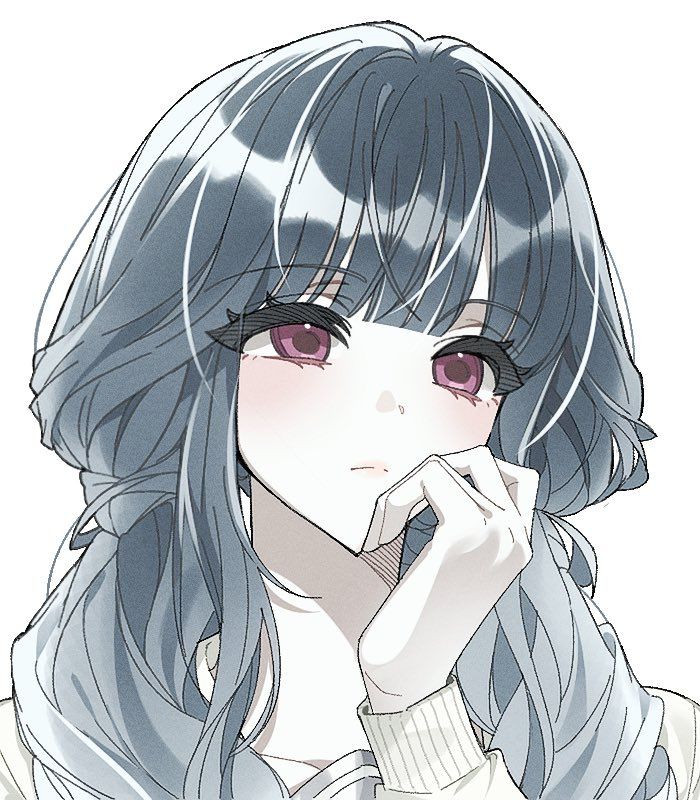 Ảnh đại diện anime nữ cute tóc vàng, đôi mắt to tròn, đang cười nhẹ nhàng