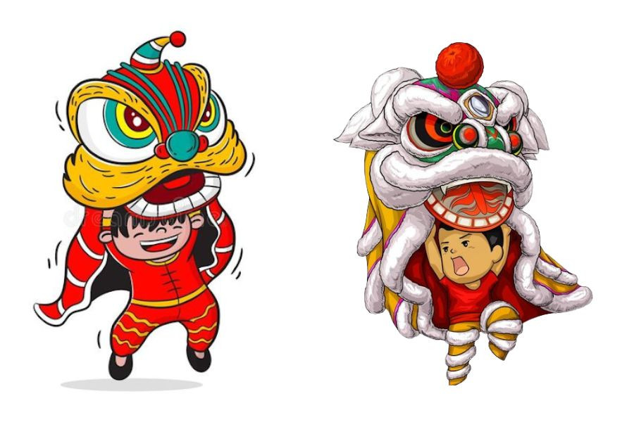 Hướng dẫn bé vẽ con lân đơn giản nhưng không kém phần sinh động